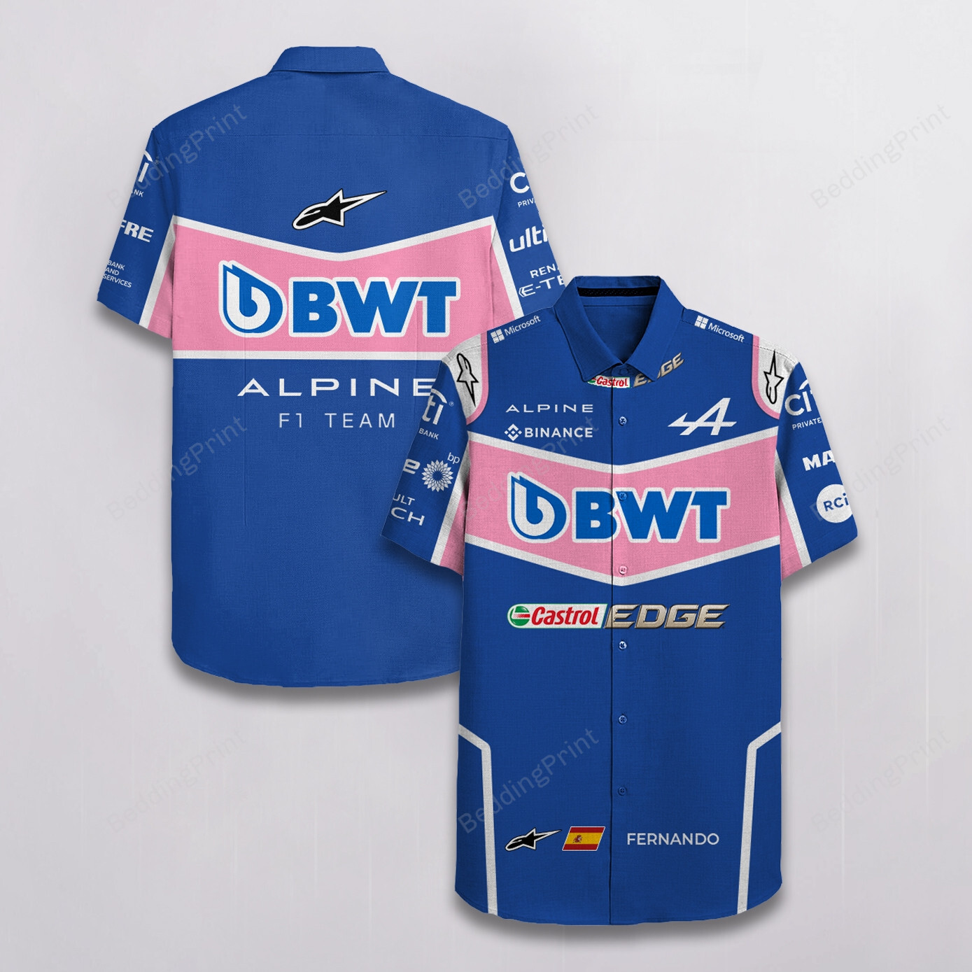 Fernando Alonso Hawaiian Shirt