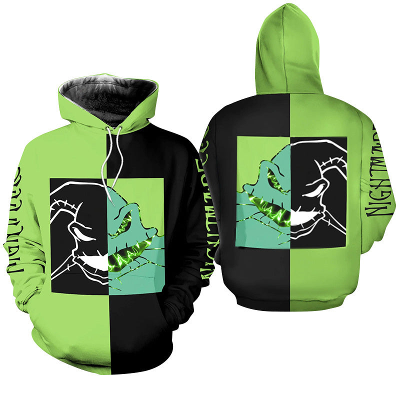 Nightmare Oogie Boogie Black Green Hoodie