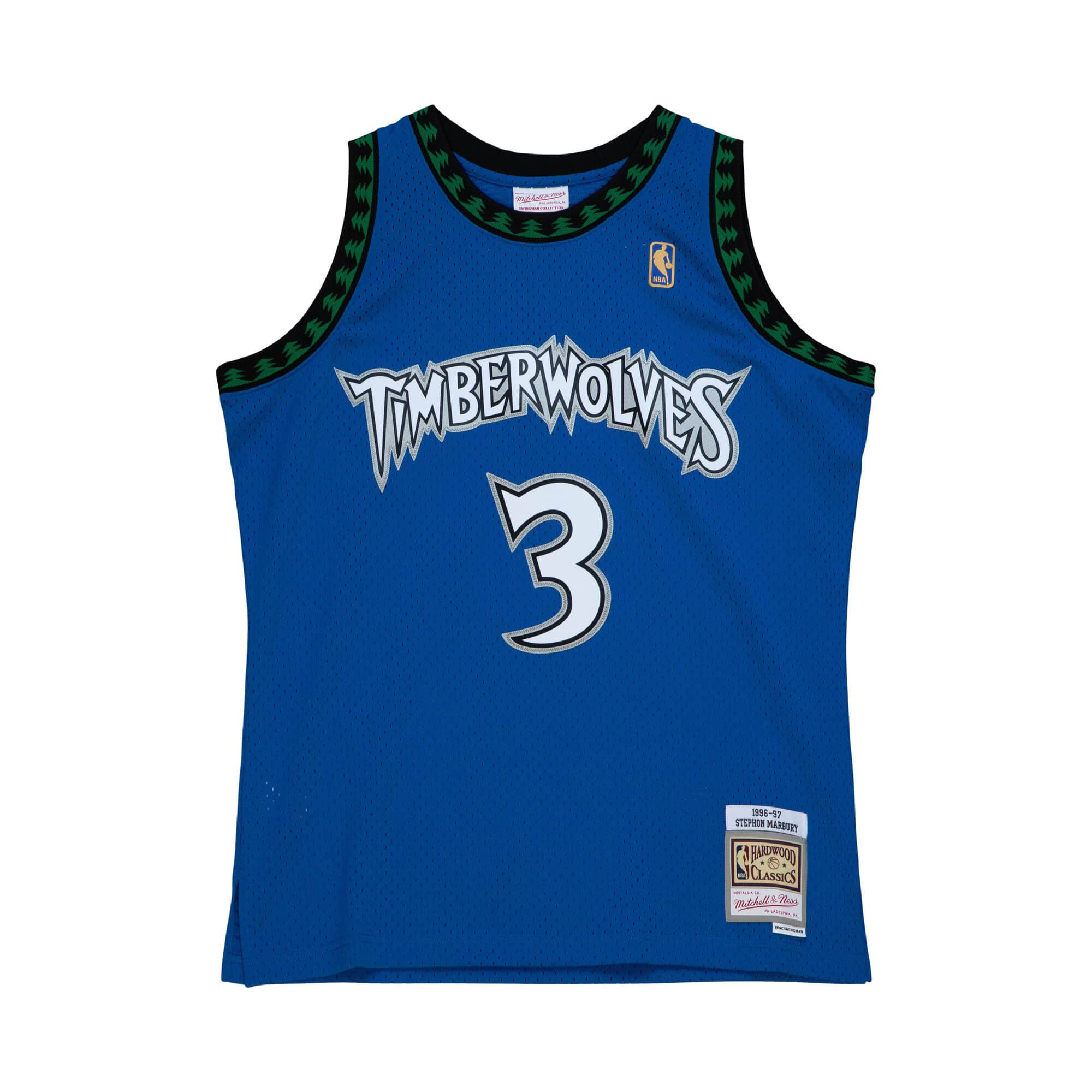 Mitchell & Ness Swingman Stephon Marbury Minnesota Timberwolves 1996-97 ...