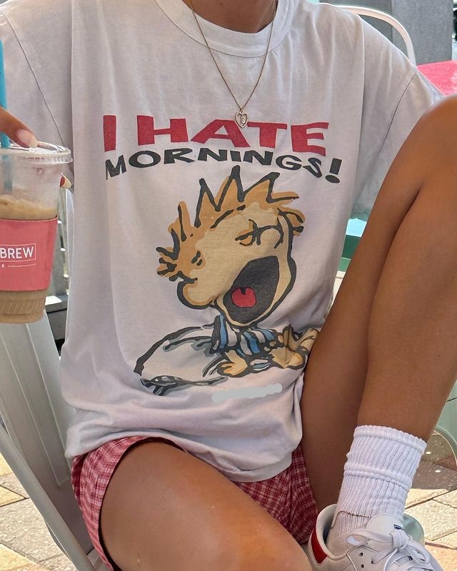 I Hate Mornings T Shirt Outfit