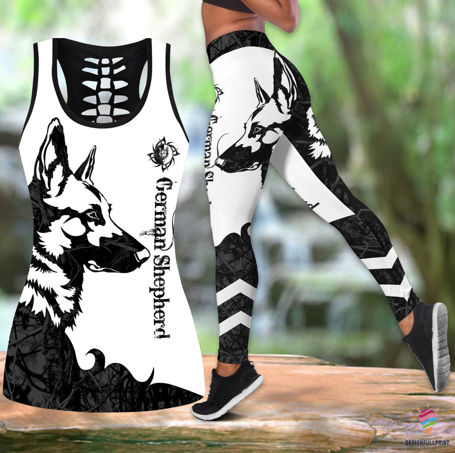 German Shepherd Black Tattoos Tank T …
