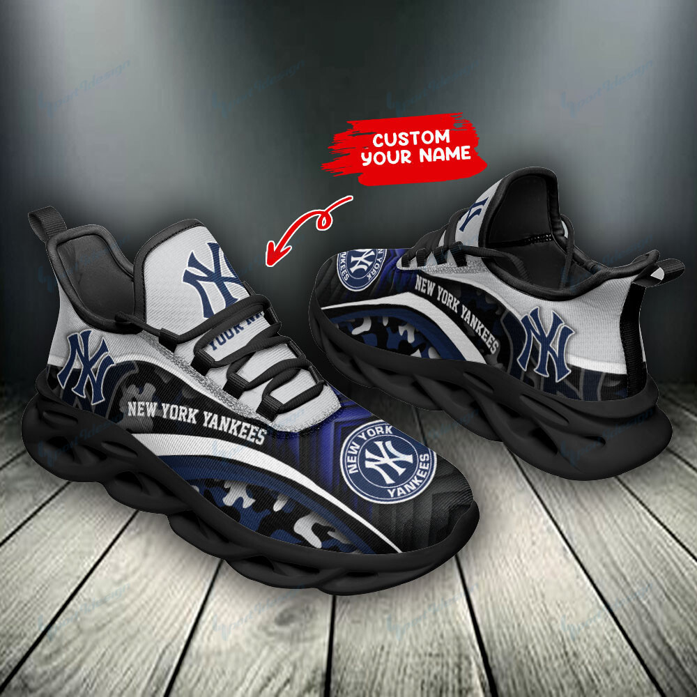 New York Yankees Personalized Clunky Sneaker Max Soul Shoes Ver 32