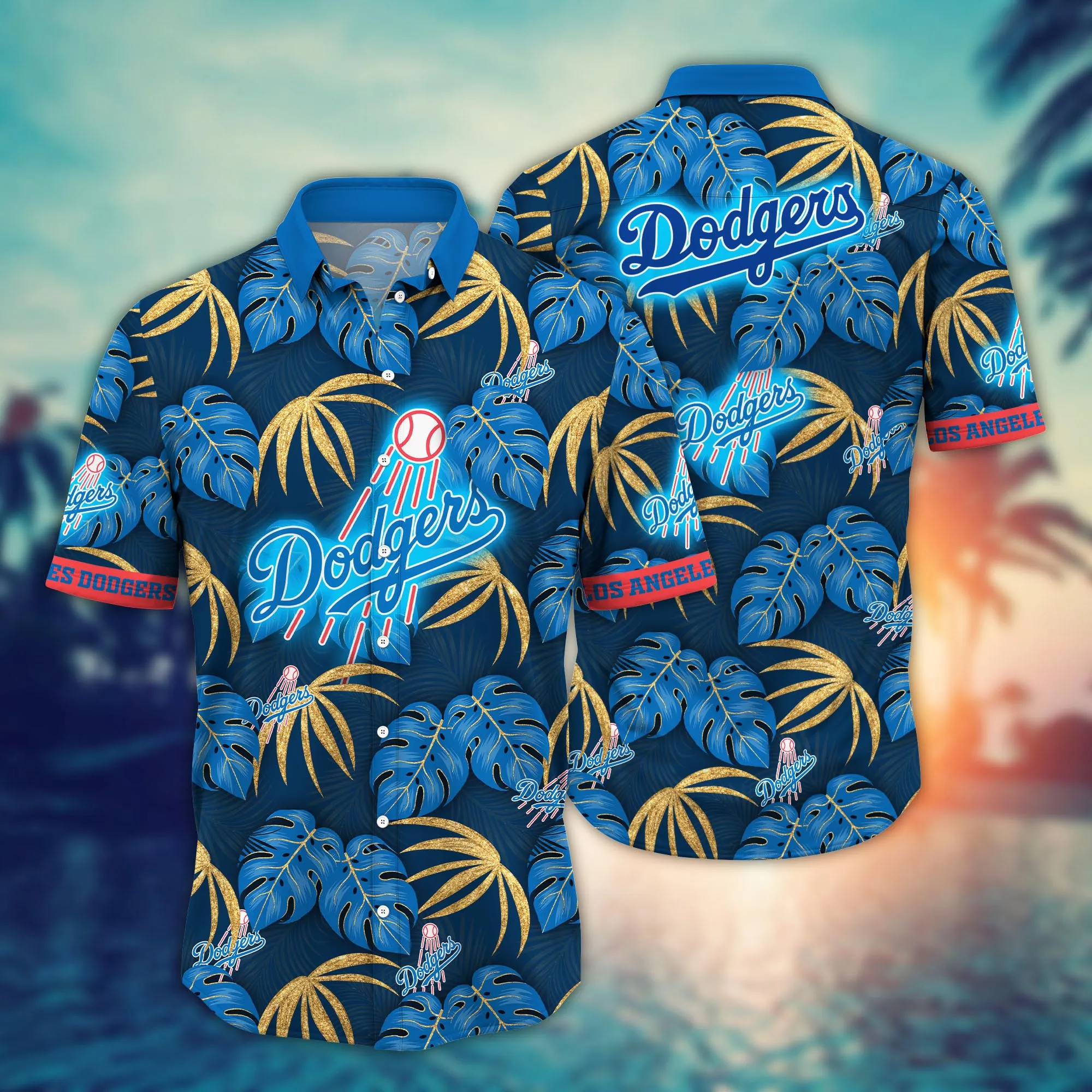 Los Angeles Dodgers Mlb Hawaiian Shirt Tide Aloha Shirt