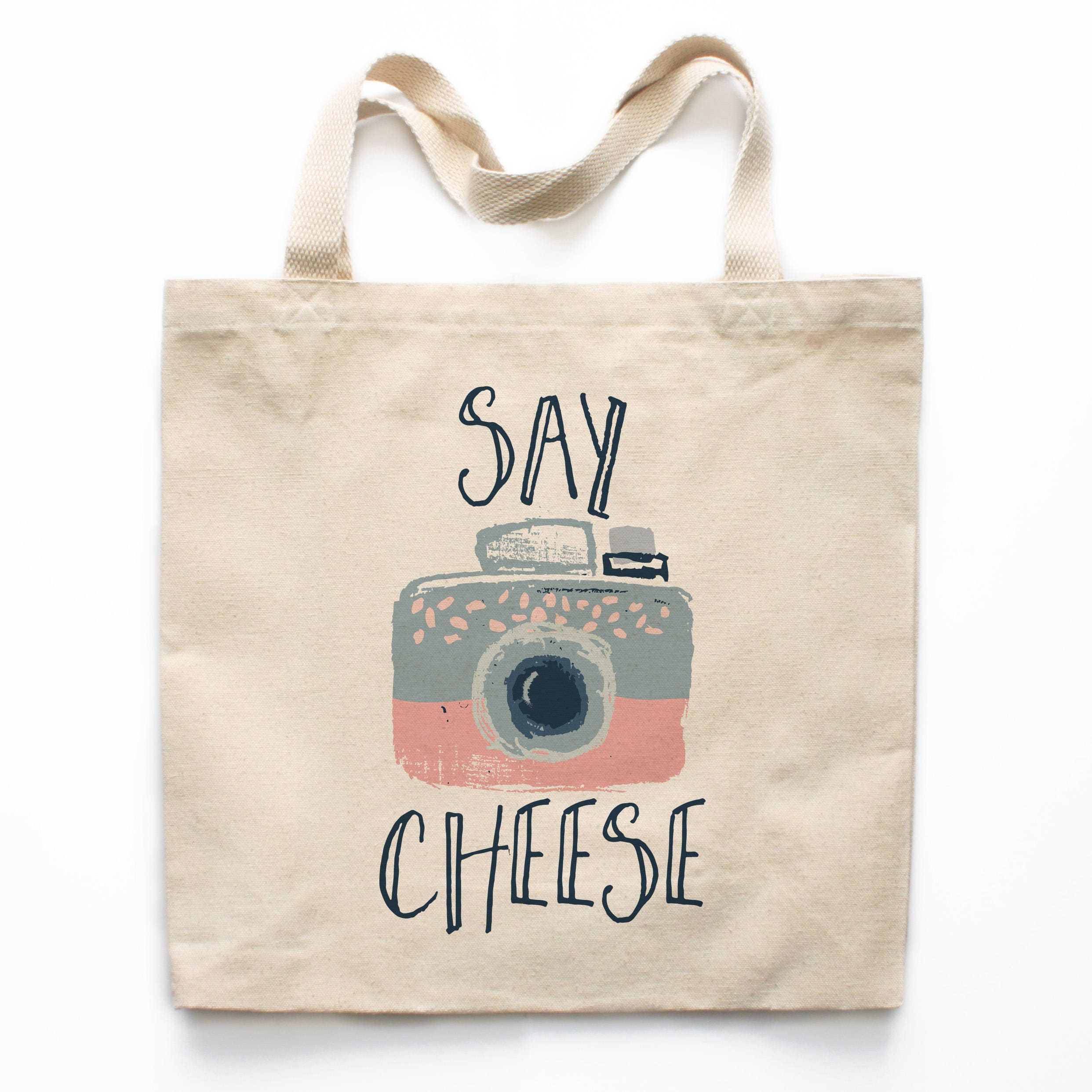 Canvas Tote Bag, Camera Canvas Tote Bag, Printed Tote Bag, Photographer Canvas Bag, Market Bag, Shopping Bag, Reusable Grocery Bag 0007