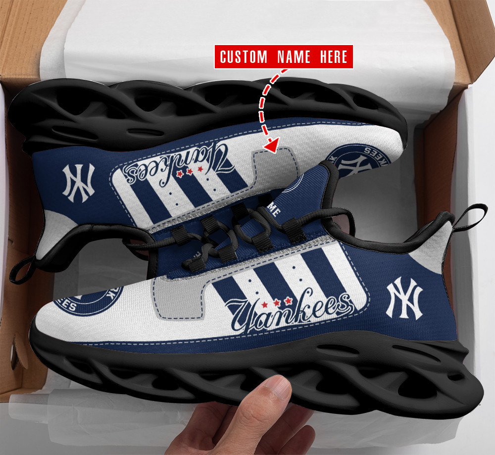 New York Yankees Personalized Clunky Sneaker Max Soul Shoes Ver 77