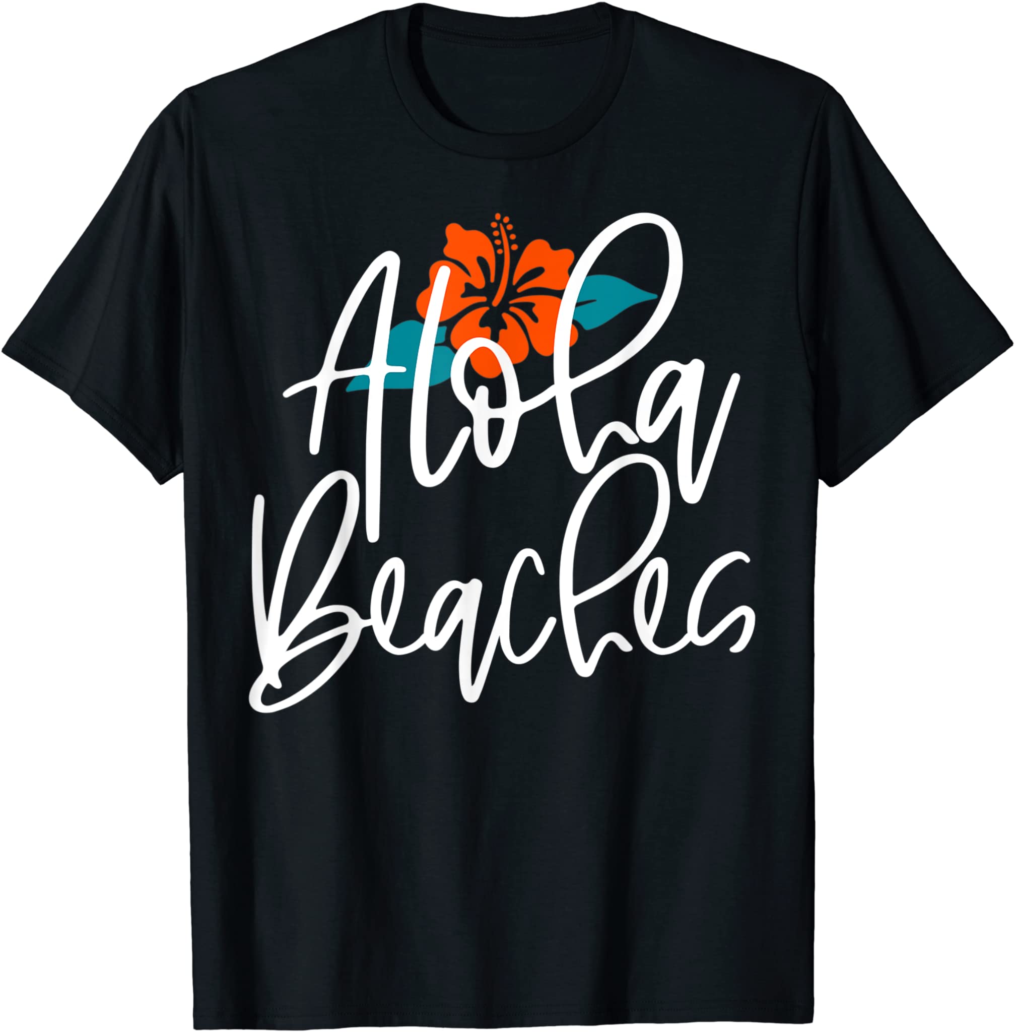 Aloha Beaches Hawaiian Summer Beach Tropical Vacation Gifts T-Shirt