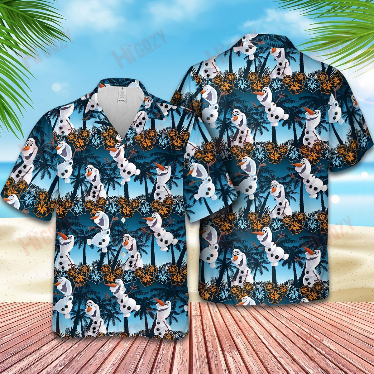Olaf Frozen Hawaiian Shirt