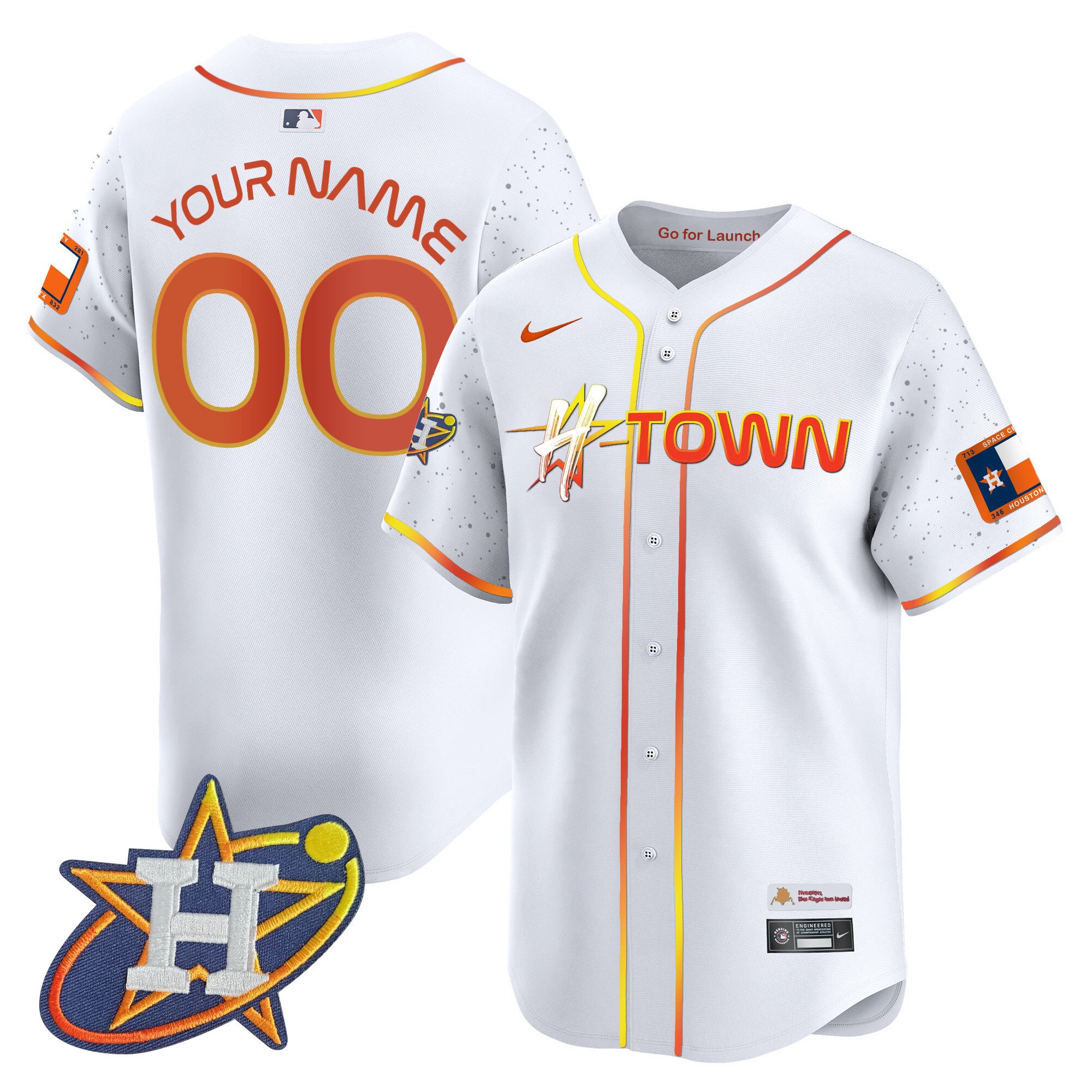 Astros 2024 Space City H-Town Vapor Premier Limited Custom Jersey – All Stitched