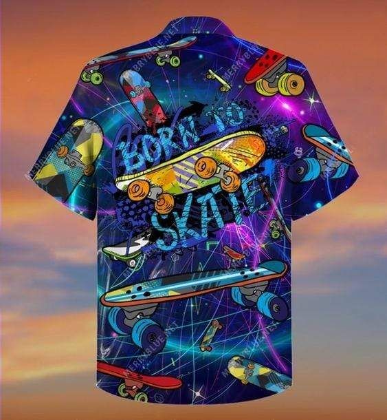 Hawaiian Aloha Shirts Cosmos Skatebo …