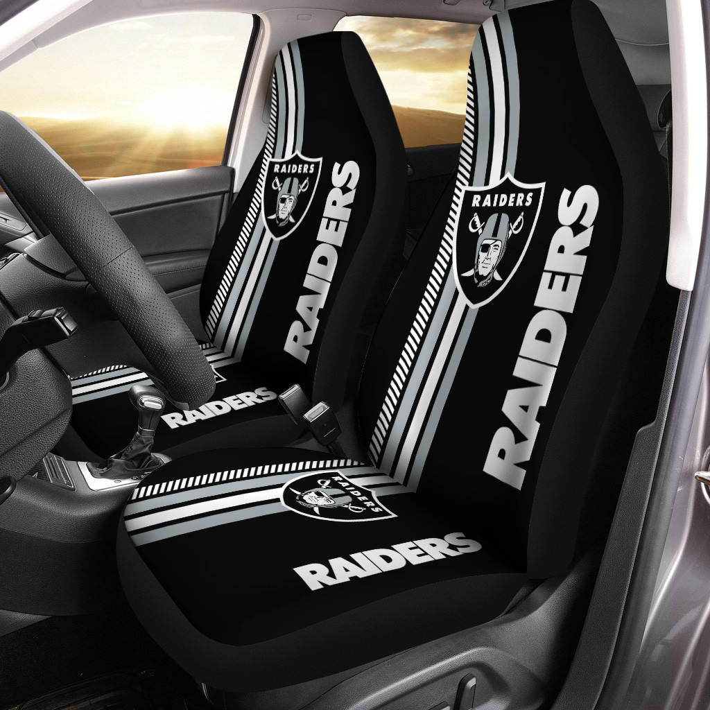 Oakland Raiders Car Seat Cover Set CSC2321