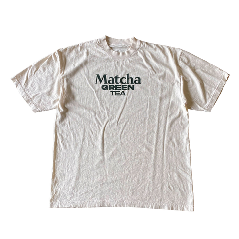 Matcha Green Tea Text T shirt Outfit