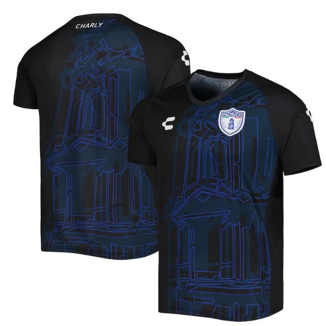 C.F. Pachuca Training Top Jersey – Black