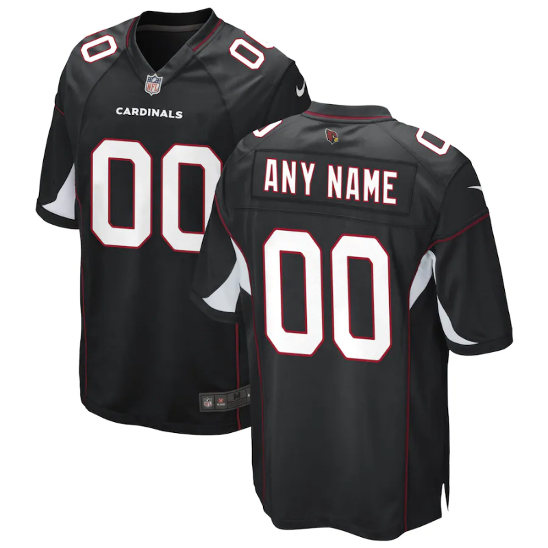 Arizona Cardinals Team Custom Jersey Unisex Pro Official – Black