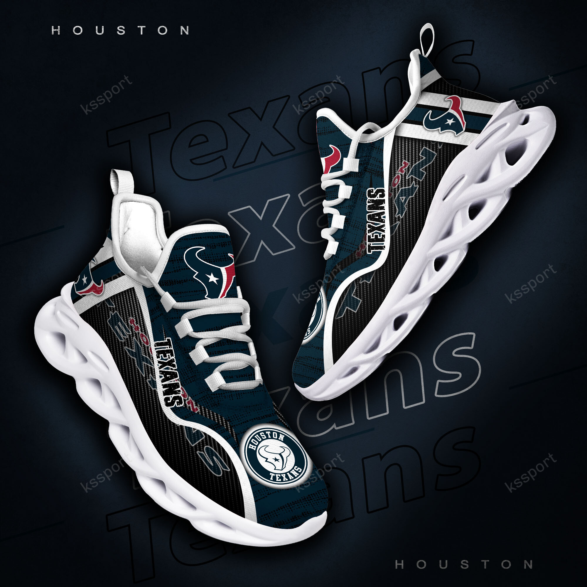 Houston Texans NFL Personalized Max Soul Shoes New  Best Gift Ever MS5543