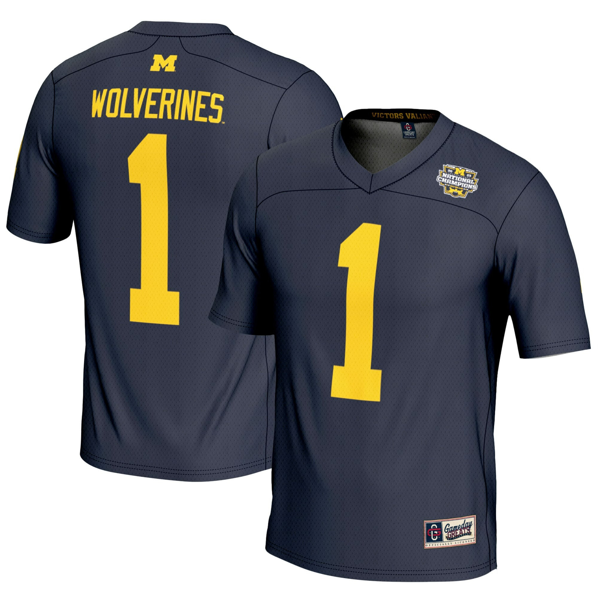 Wolverines 2023 National Champions Lightweight Jersey – All Stitched