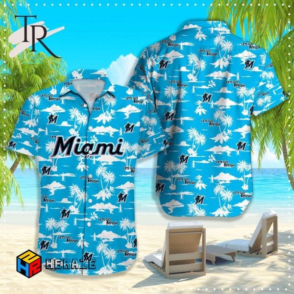 Mlb Miami Marlins Special Design For Summer 3D Hawaiian Shirt
