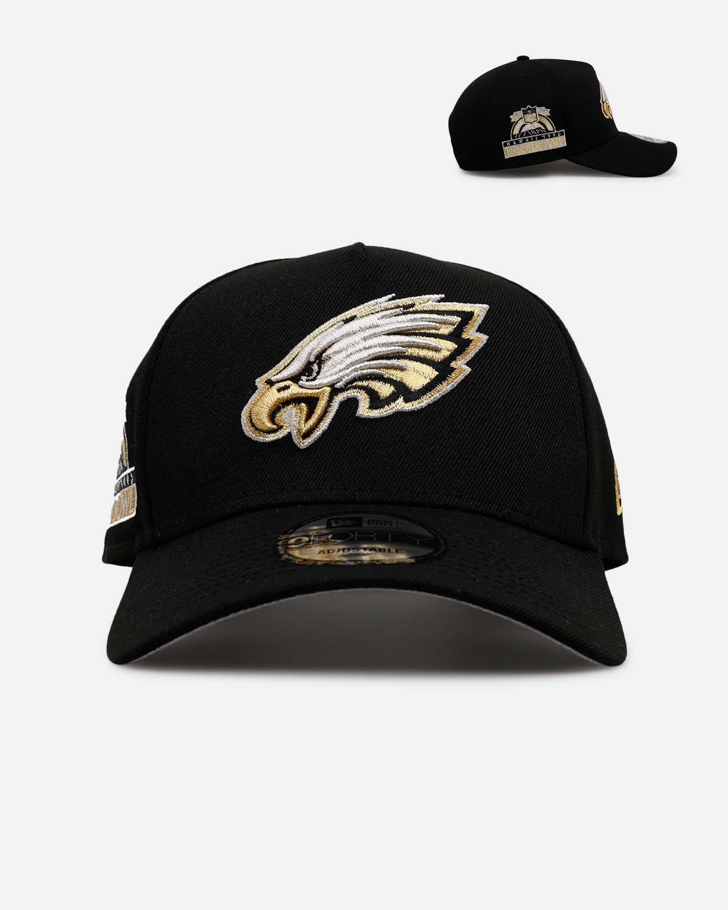 New Era Philadelphia Eagles 'New Year'S Eve' 9Forty A-Frame Snapback Gold/Silver Fashion24Hs