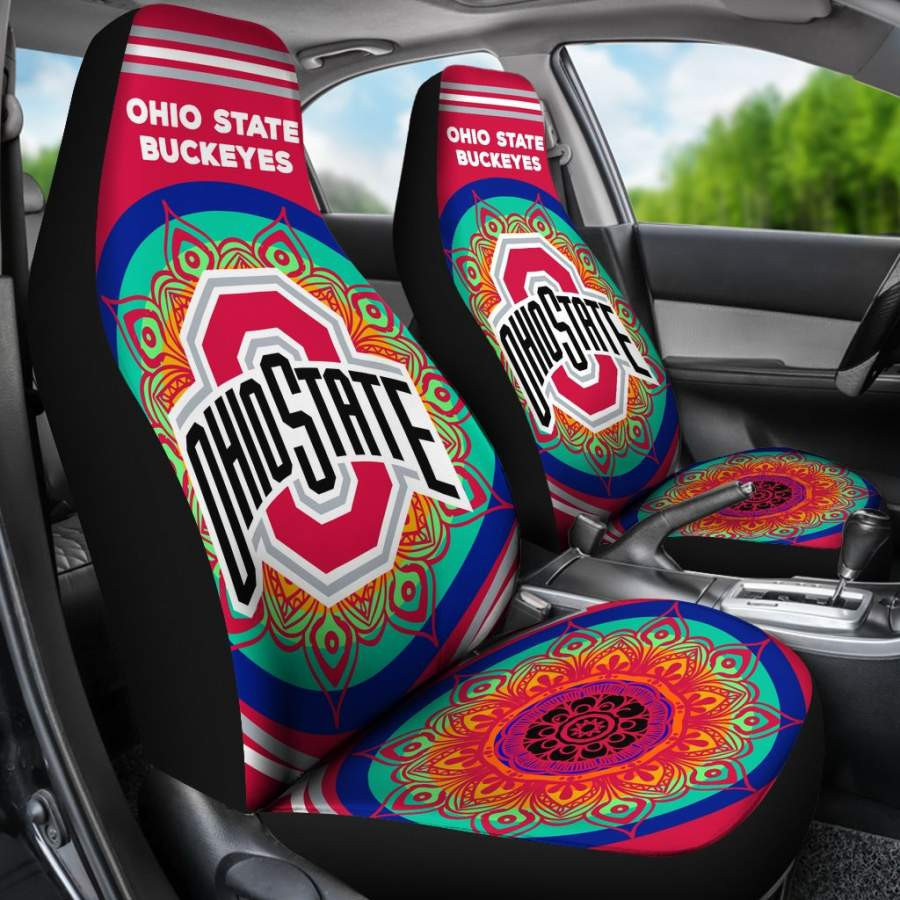 Unique Magical And Vibrant Ohio State Buckeyes Car Seat Covers CSC5741