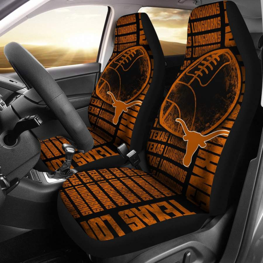 Gorgeous The Victory Texas Longhorns Car Seat Covers CSC5499