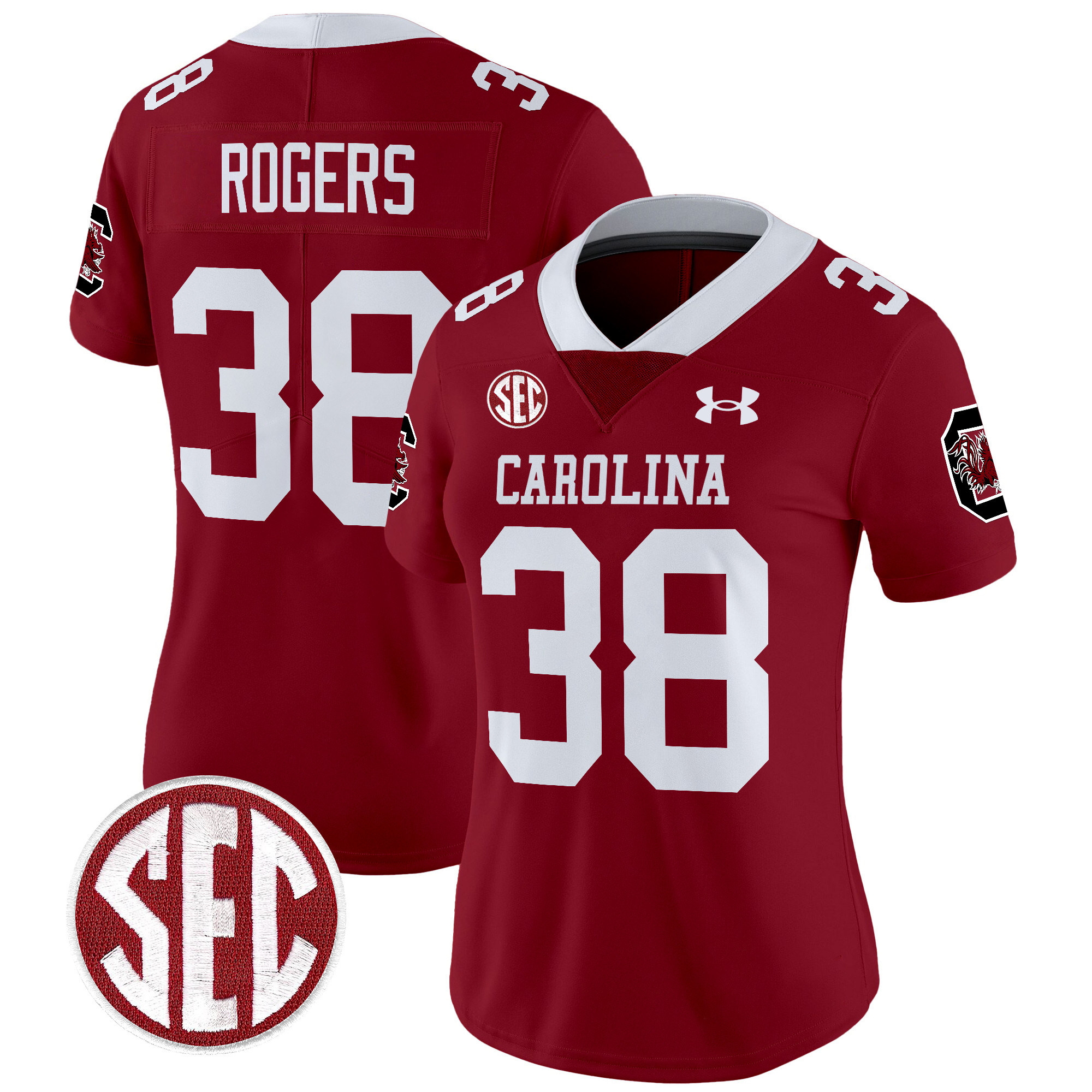 Women’S South Carolina Gamecocks 1980 Throwback Vapor Limited Jersey V2 – All Stitched