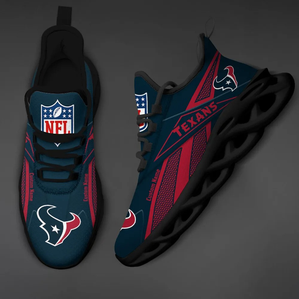 Houston Texans Personalized Clunky Sneaker Max Soul Shoes MS2882