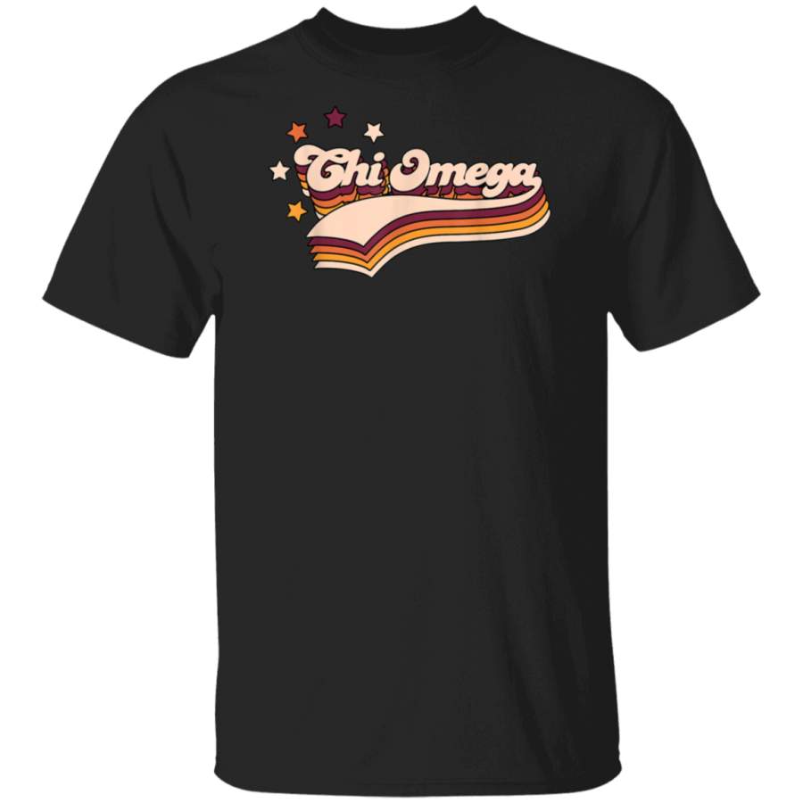 Chi-Omega Sorority Retro Vintage Greek T-Shirt