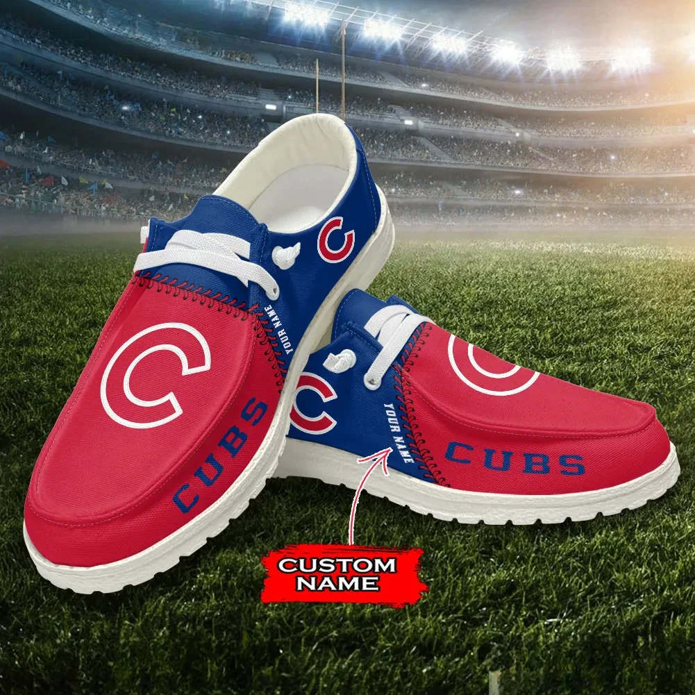 Chicago Cubs Moccasin Slippers ? Hey Dude Shoes