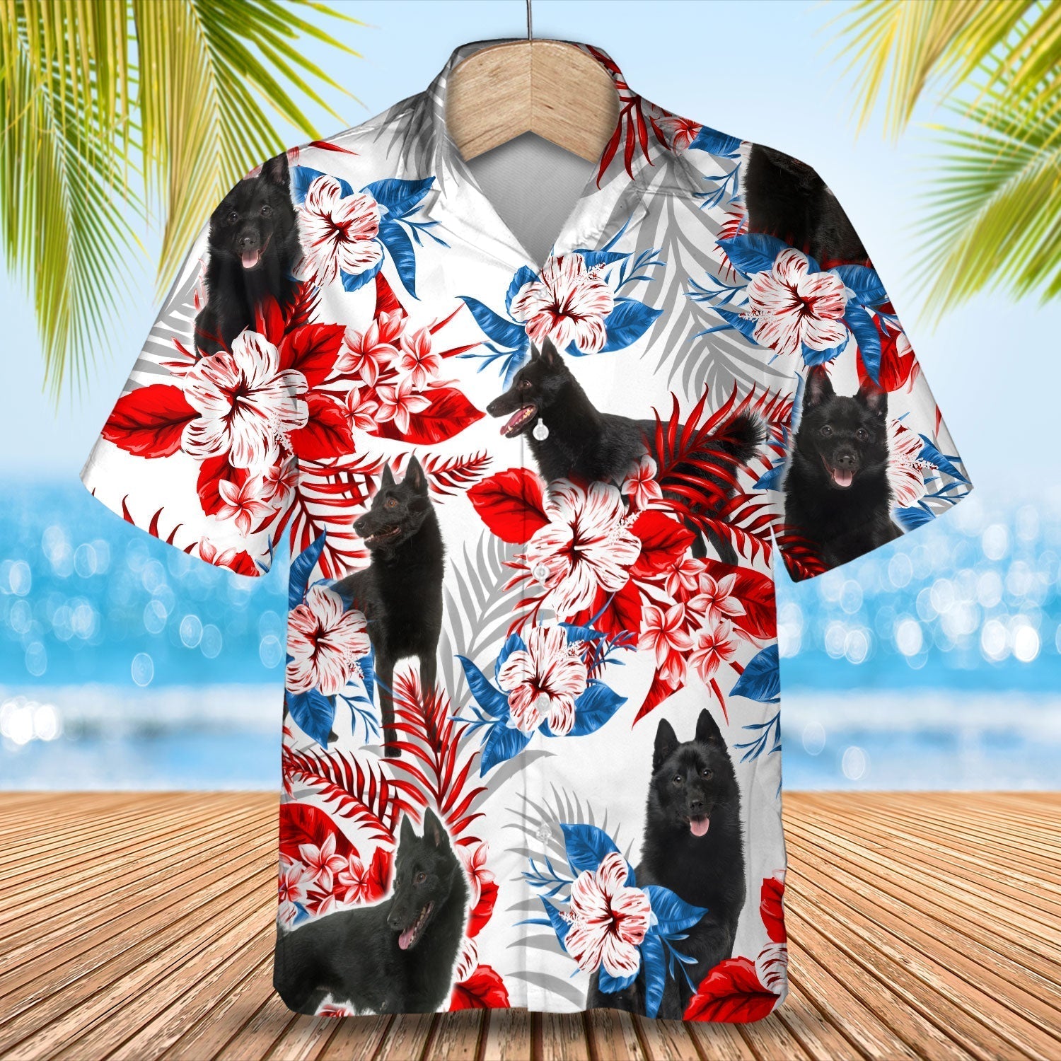 Schipperke Hawaiian Shirt – Summer Aloha Shirt, Hawaiian Shirt For Men And Women