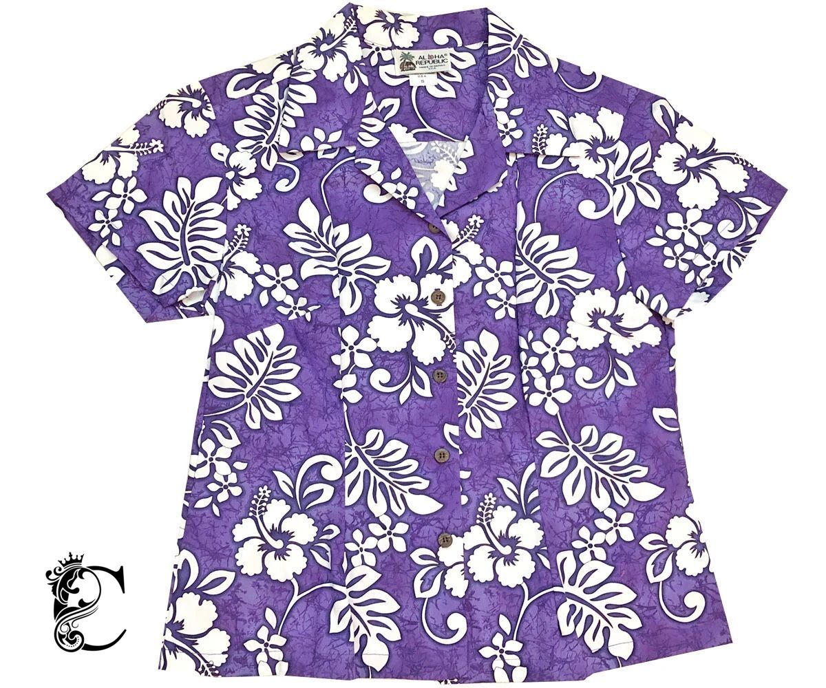 Tropic Flavor Purple Fitted Women &hellip;