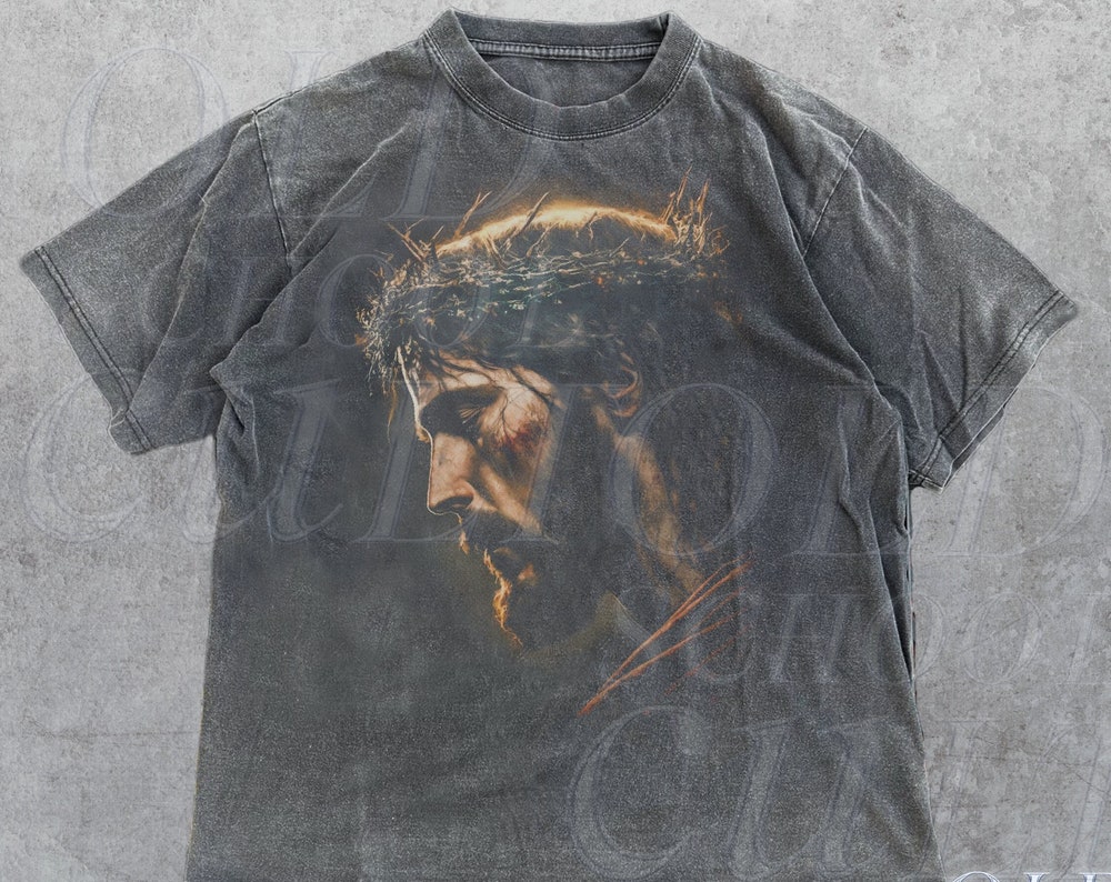 Jesus Vintage 90s Graphic Shirt, Jesus Shirt, Easter Shirt, Christian Easter Shirt, Retro Halftone Graphic Shirt, He Has Rizzen,Unisex Shirt