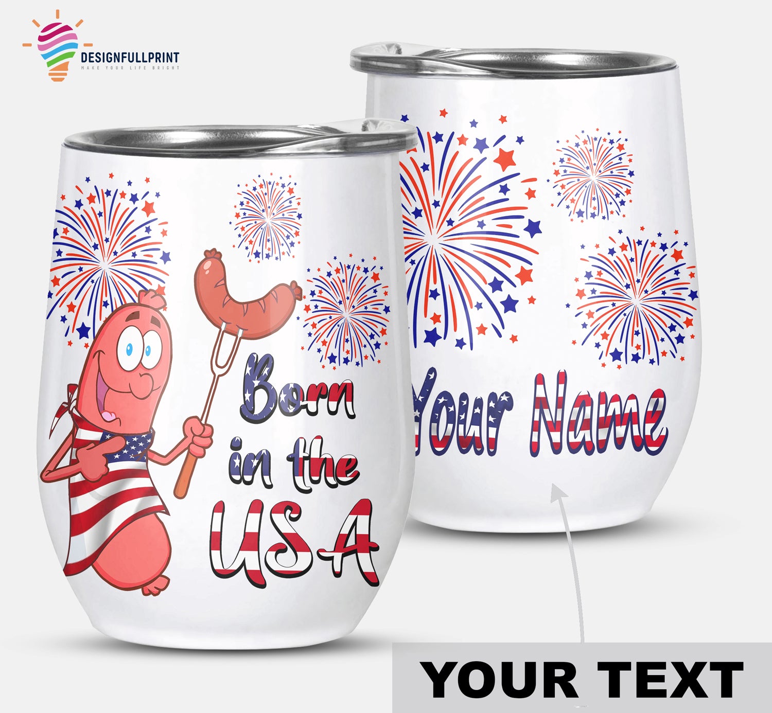 Custome Name, Hot Dog Lover Gift Ind …