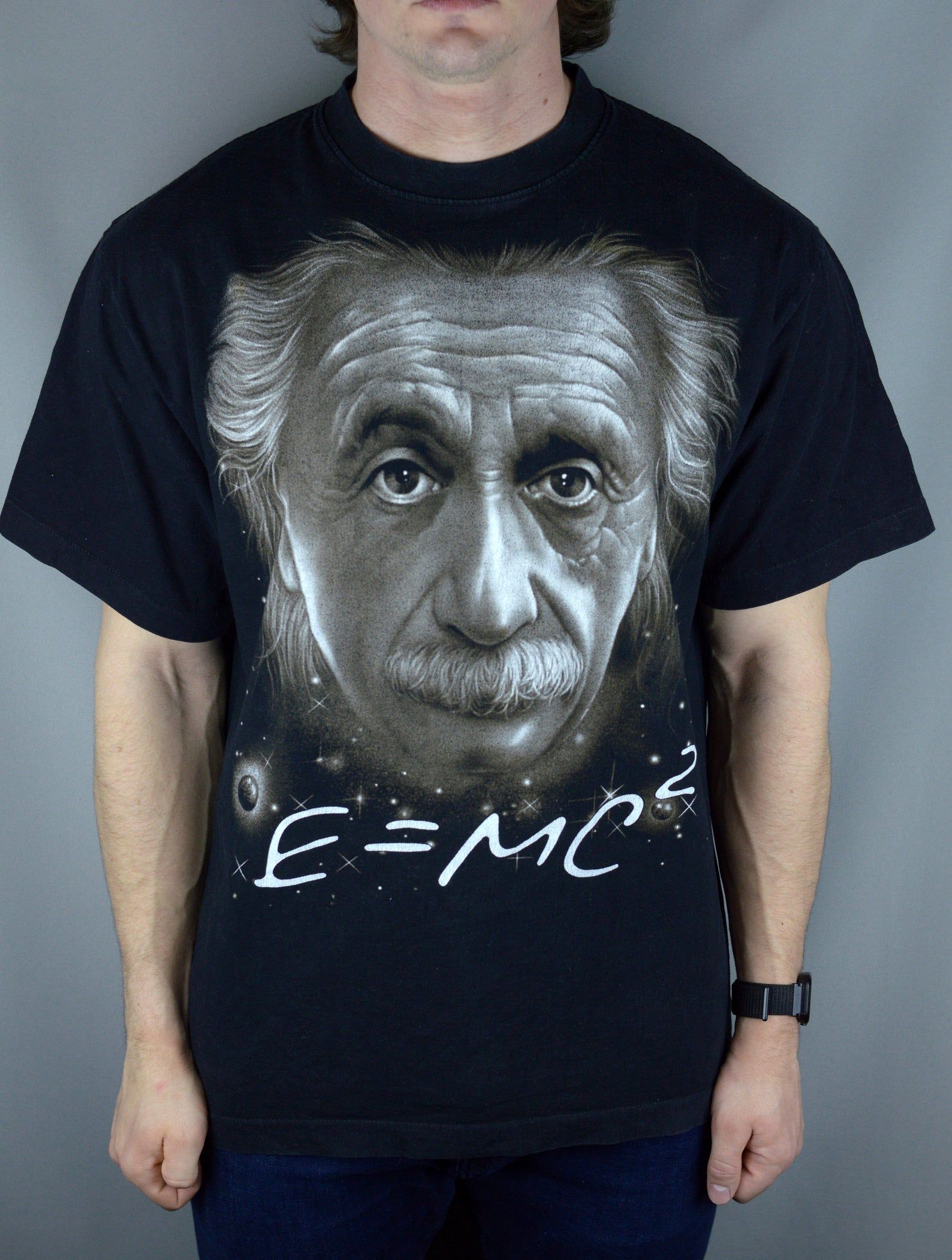 Vintage Albert Einstein T Shirt Single Stitch