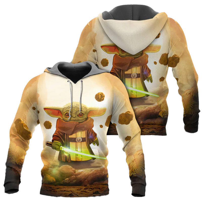 Yoda Build A Lightsaber Hoodie