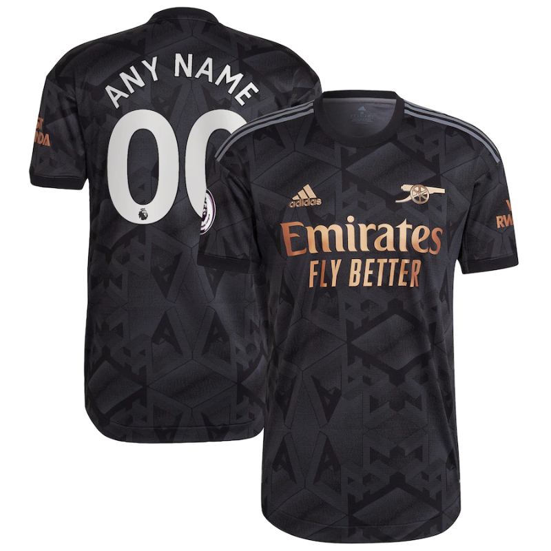 Arsenal 2022/23 Away Customized Unisex Jersey – Black