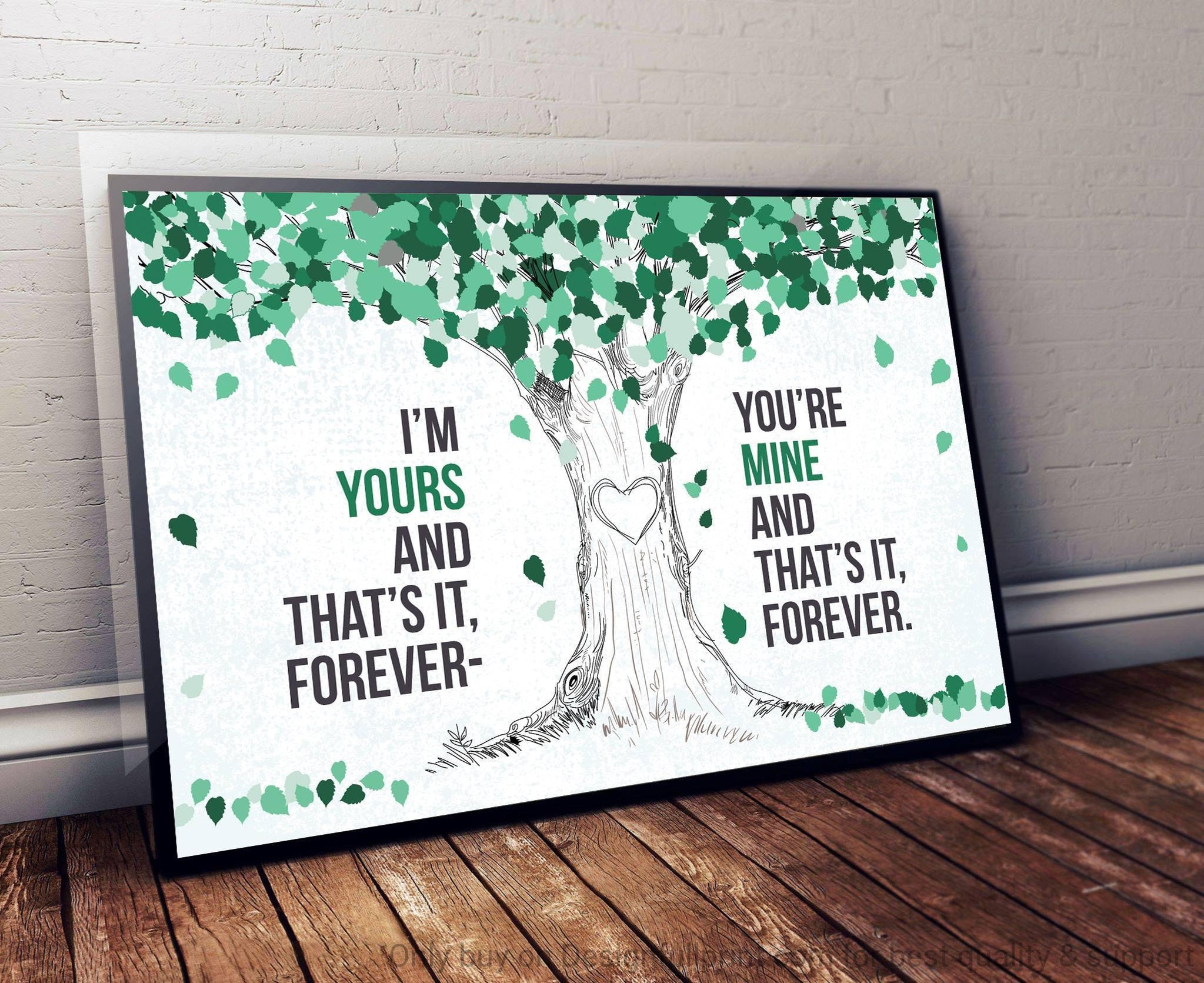 Im Yours And You Are Mine Canvas Art &hellip;