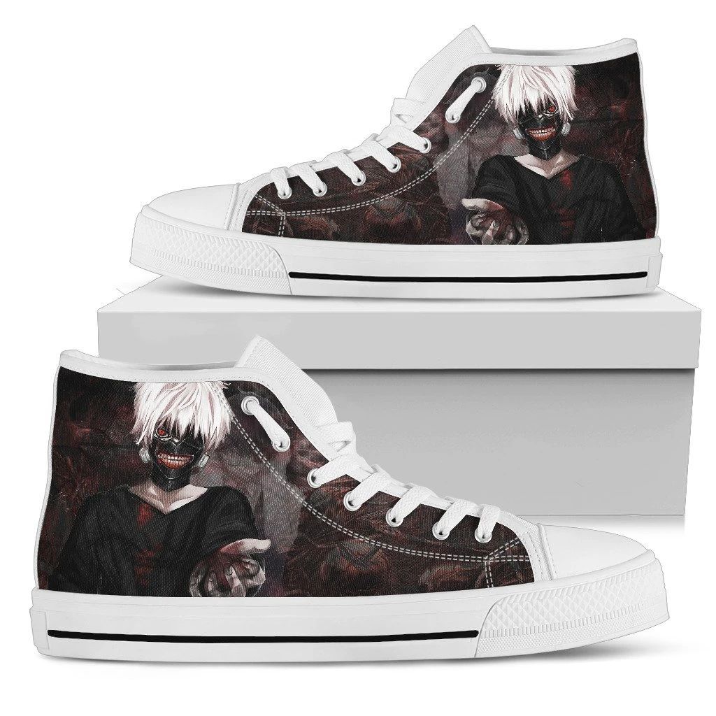 Ken Kanaki Tokyo Ghoul Anime Sneakers High Top Shoes High Top Shoes VA95