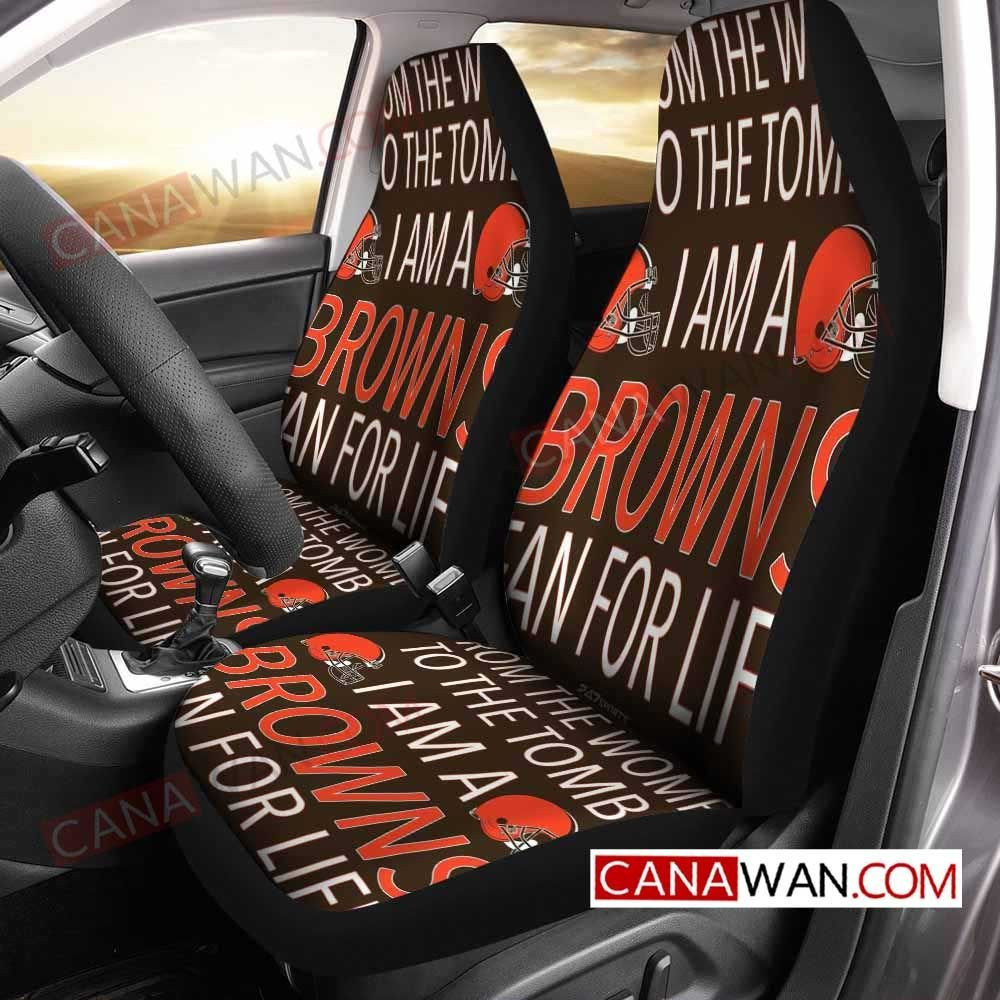 Cleveland Browns Car Seat Cover Set CSC4752