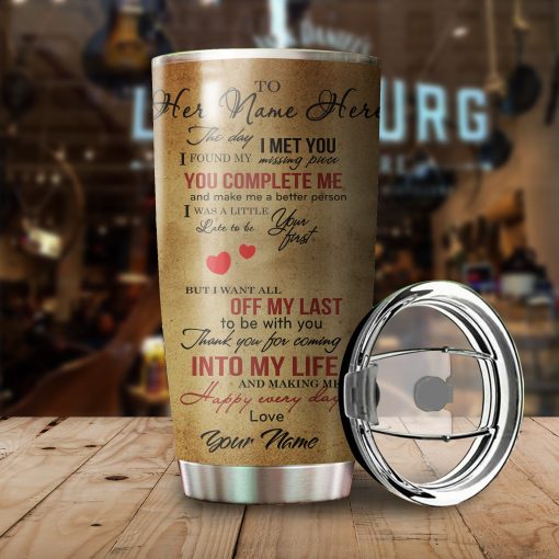 Personalized Your Name To My Lover Stainless Steel Tumbler, Gifts For New Moms, Mother’S Day Gift Basket, Gift For Brother, New Dad Gifts Trending Fashion Design By PeckShirt 2024