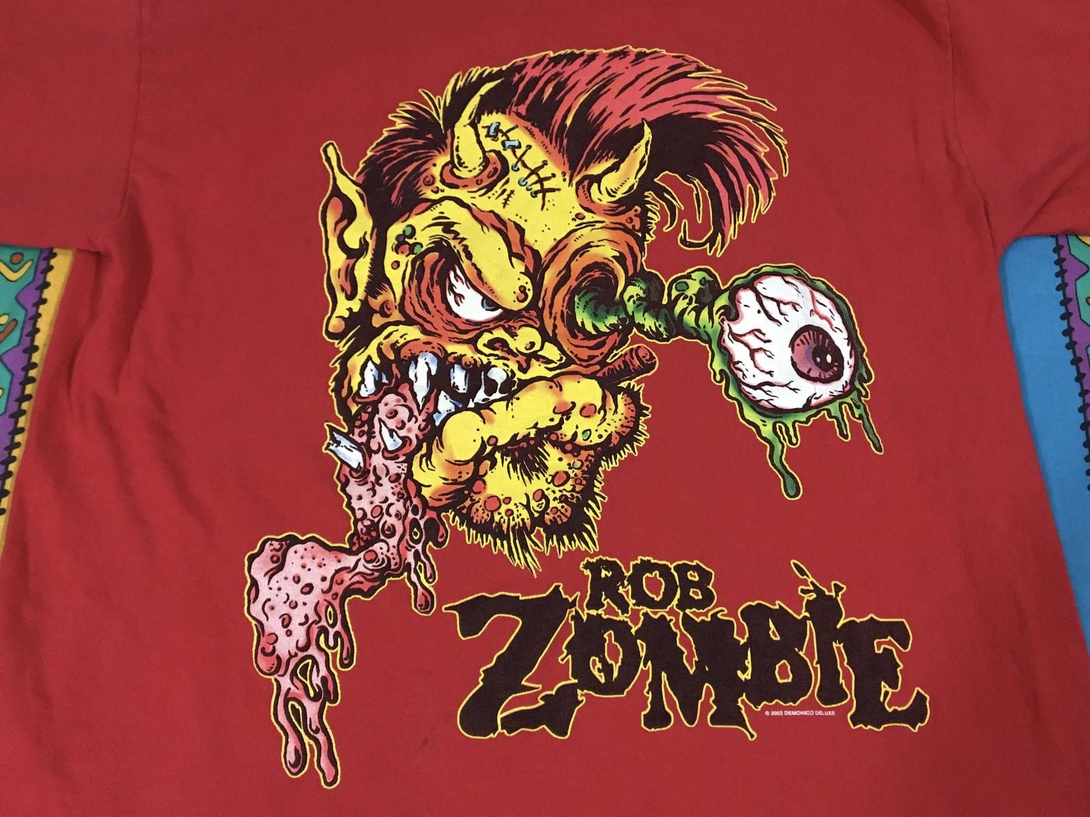 Rob Zombie Demonoid Shirt – Sz L – 2000S Vintage Shirt – Zombie Y2K