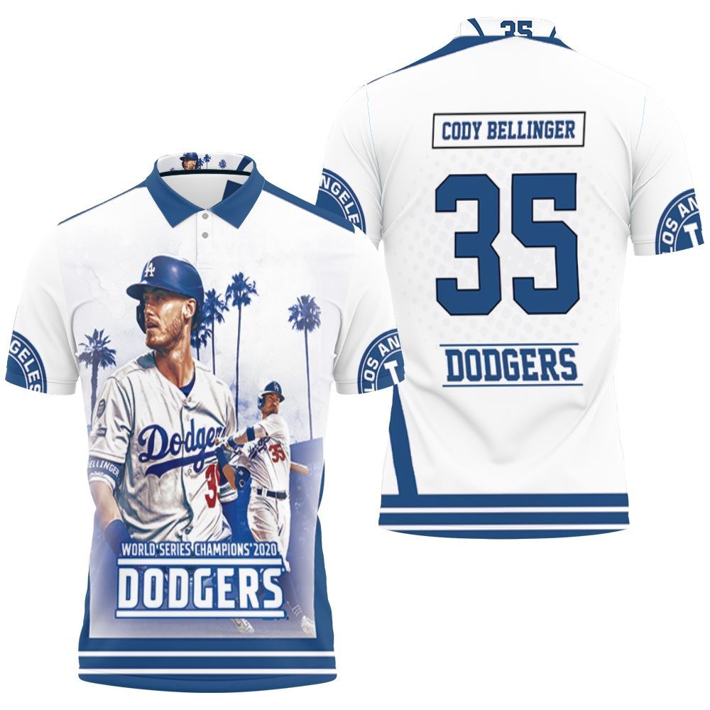 Cody Bellinger 35 La Dodgers Polo Shirt Peckshirt