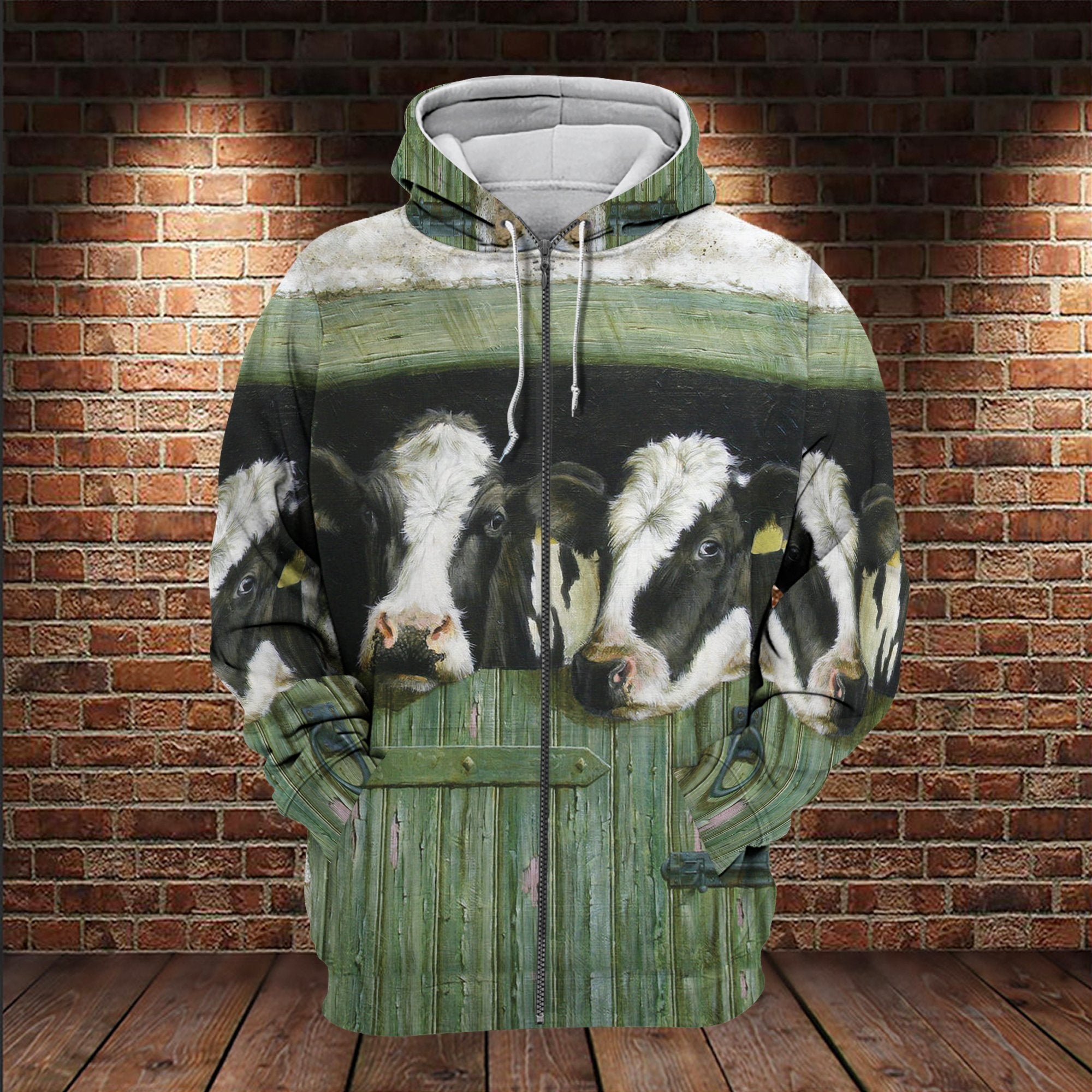 Cows Looking Through Window 3D All O &hellip;