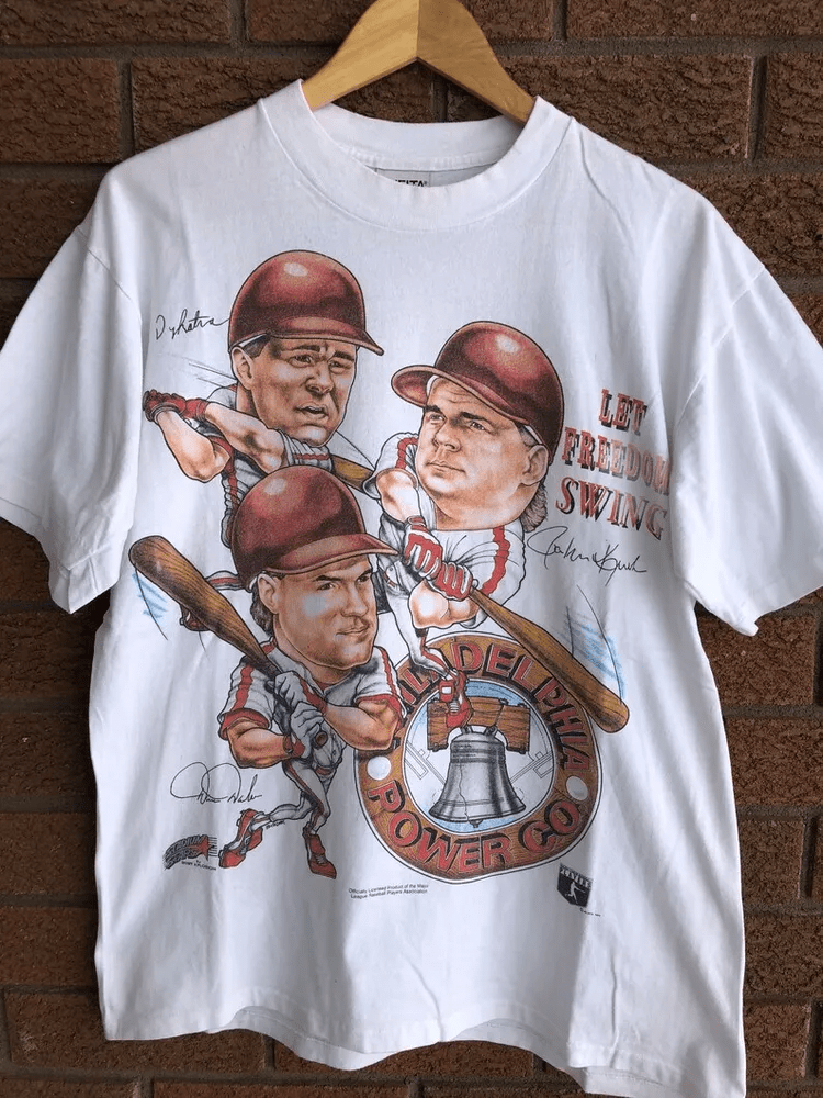 Philadelphia Phillies Big 3 Power House T Shirt Vintage Style For Baseball Team