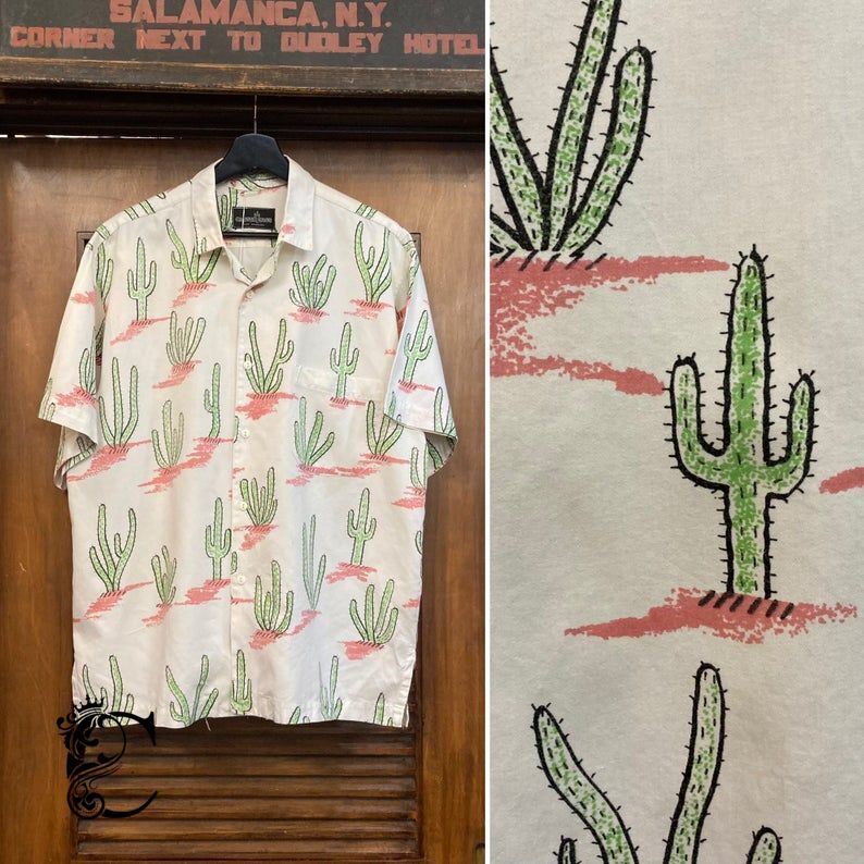 Vintage 1980’S Size L Atomic Cactu &hellip;