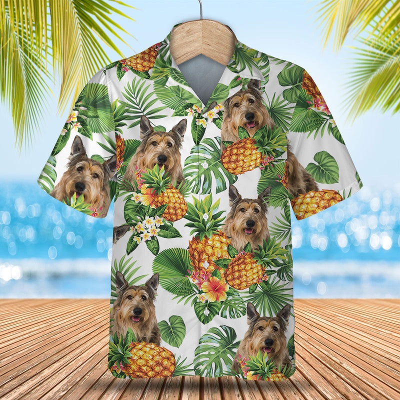 Berger Picard Tropical Pattern Hawaiian Shirt, Dog Hawaiian Shirt, Summer Gift For Men And Women