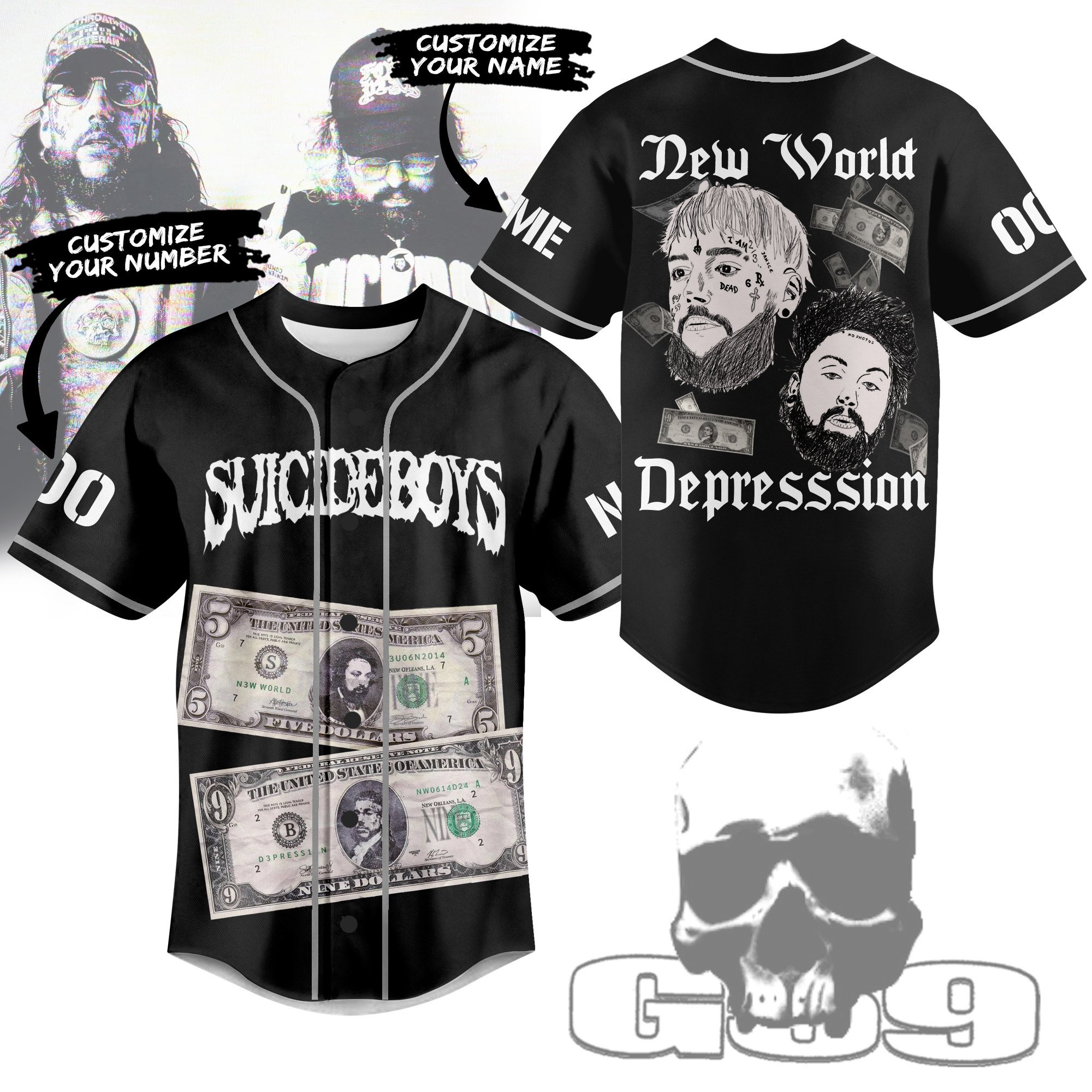 Merchcustom Suicideboys Baseball Jersey For Fans
