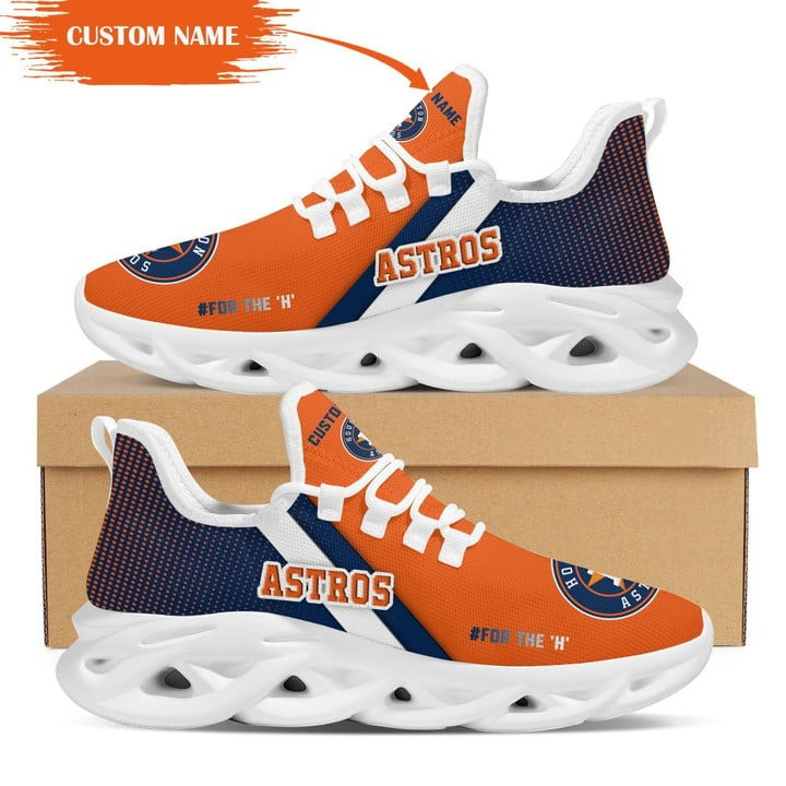 Custom Name Houston Astros Baseball Team Together Max Soul Clunky Shoes Sneakers Ver 08