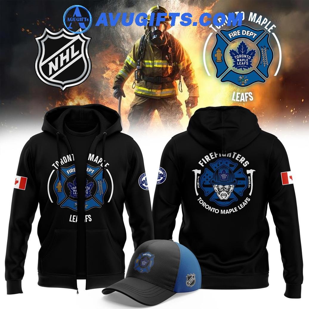 Toronto Maple Leafs X Firefighter Appreciation For Fans Zipper Hoodie – Zip Hoodie 3D Aop Shirt