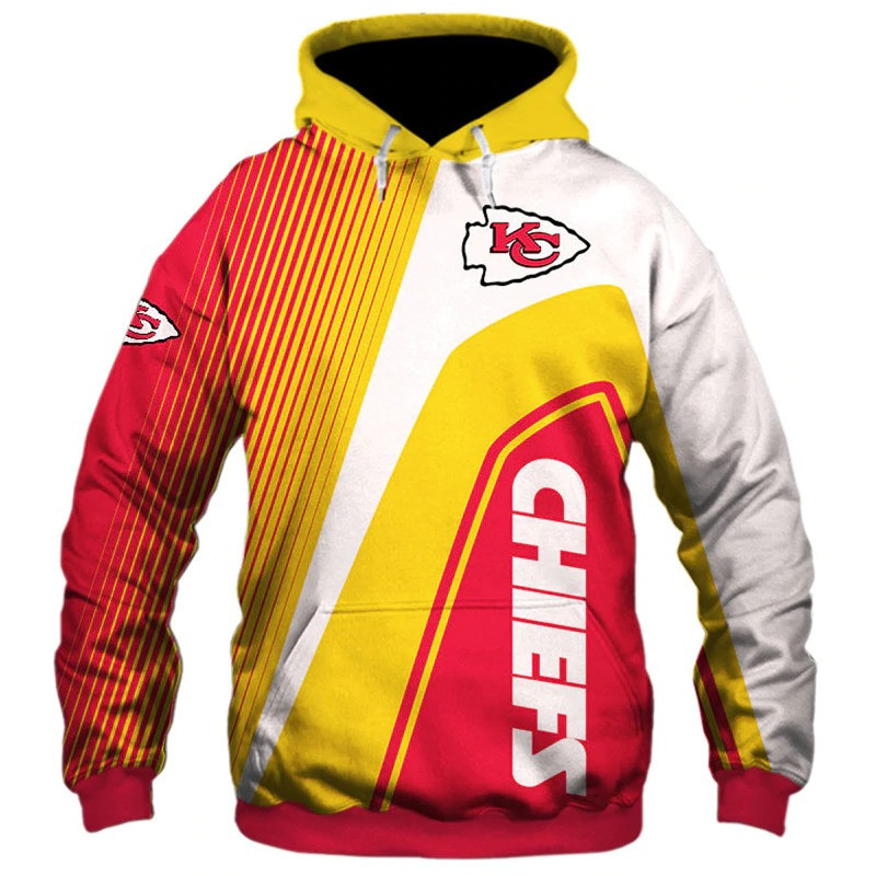 Kansas City Chiefs Stripes 23 Unisex 3D Hoodie Gift For Fans