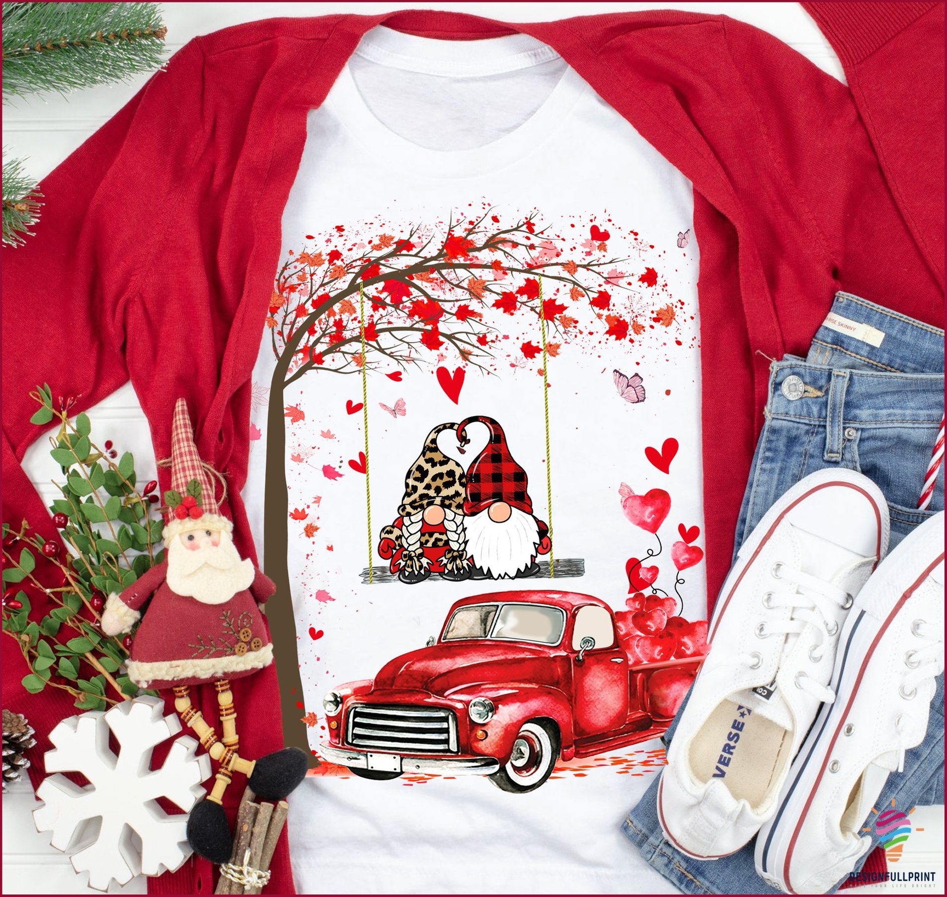 Gnomes Red Truck Valentine Gnomes Va &hellip;