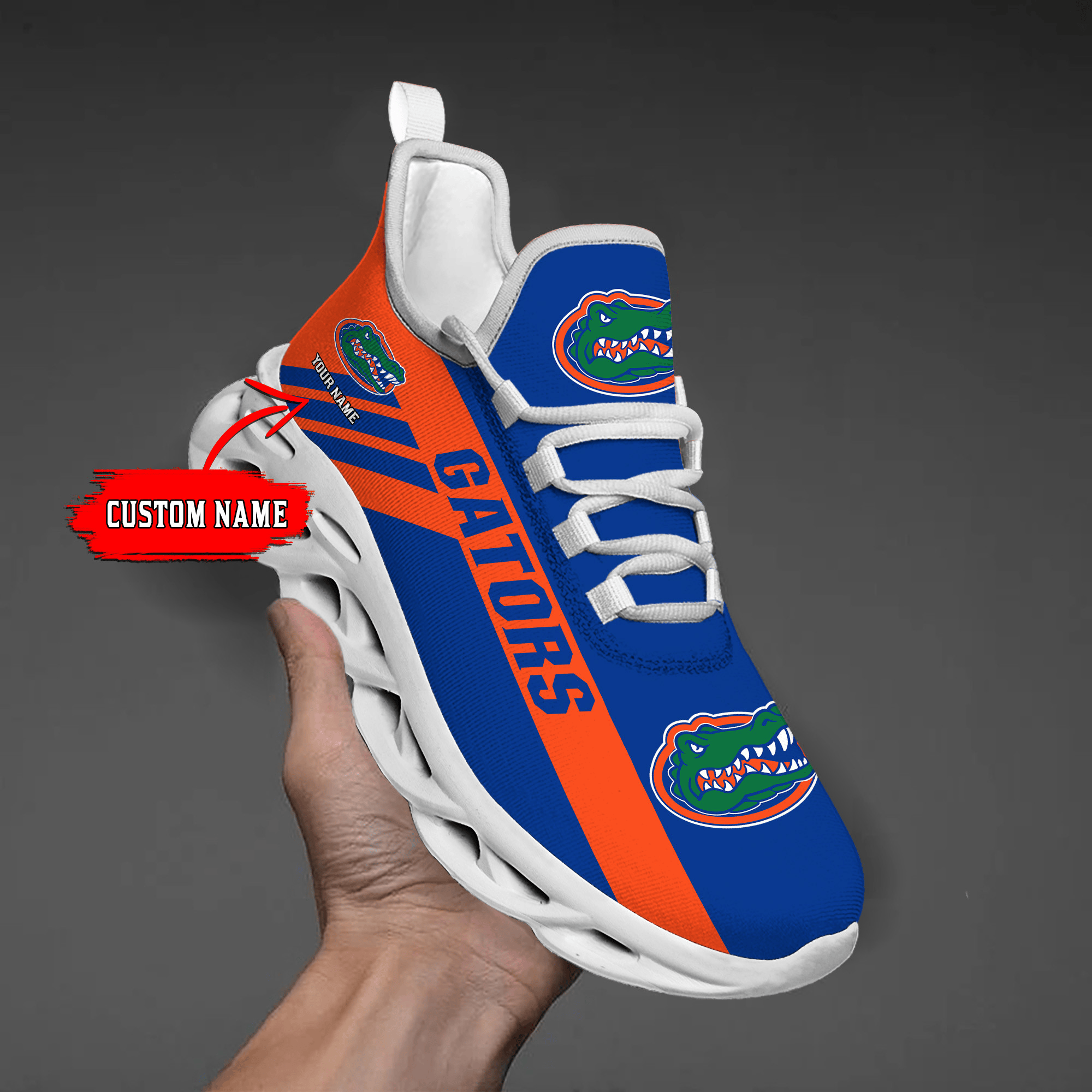 Florida Gators-Custom Name -Personalize Max Soul Shoes Sport Sneakers 878